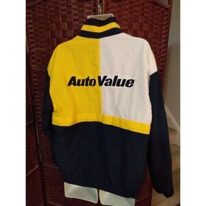Vintage Swingster Auto Value Windbreaker Jacket 90s Car Parts Large